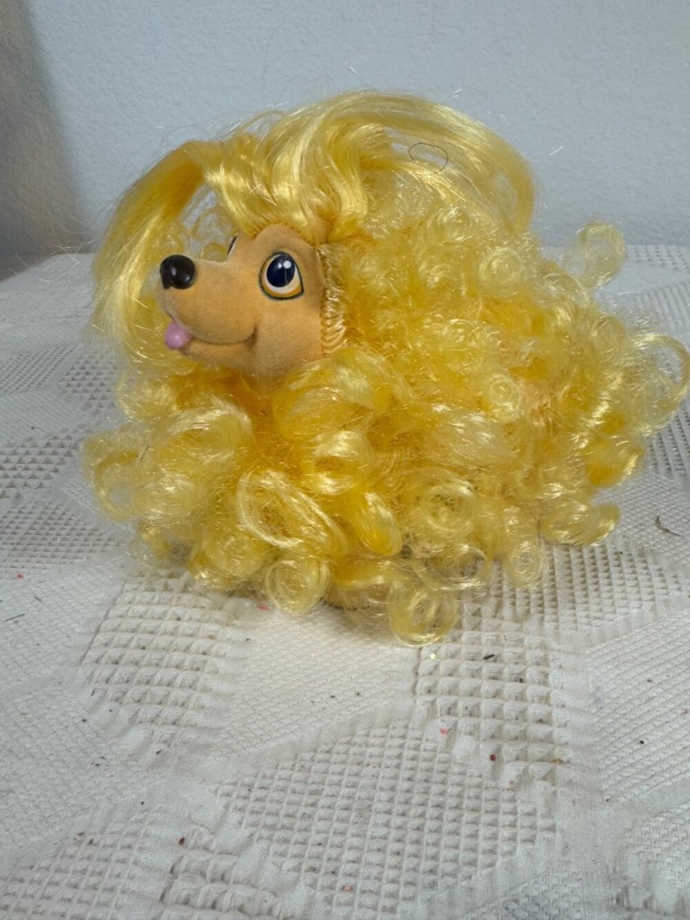 Vintage Hasbro Sweetie Pup Yellow Cocker Spaniel 1989 Collectible Retro Toy